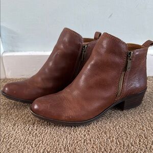 Lucky Brand Basel Toffee Booties